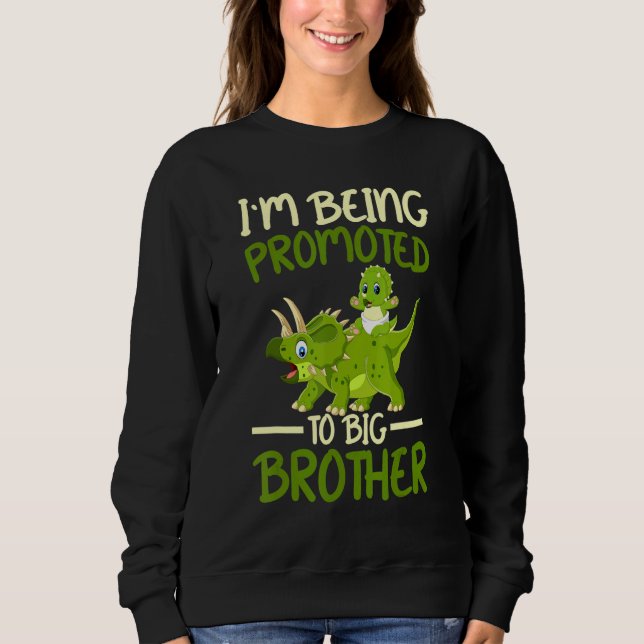 Barn jag blir befordrad till storebror 2023 Gravid T Shirt (Framsida)
