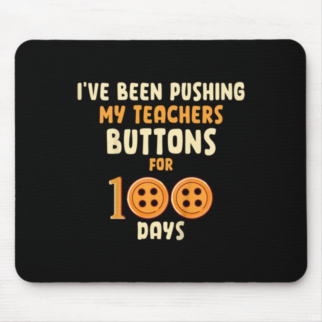 Barn jag har knuffat mina lärarknappar i 100 musmatta (Framsidan)