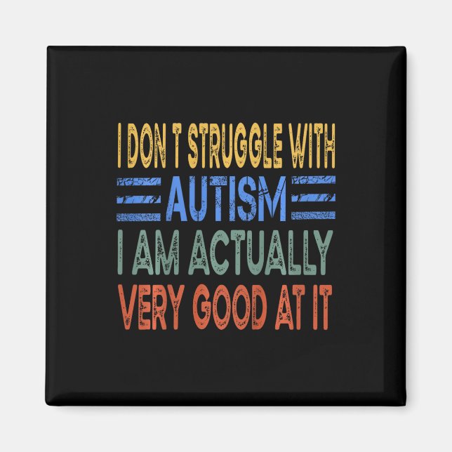 Barn jag inte kämpar med autism jag är faktiskt vä magnet (Framsidan)