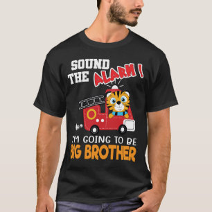 Barn Jag kommer att bli storebror Tröja Brandbil 