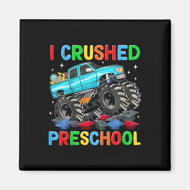 Barn jag krossade förskolan förra dagen magnet (Framsidan)