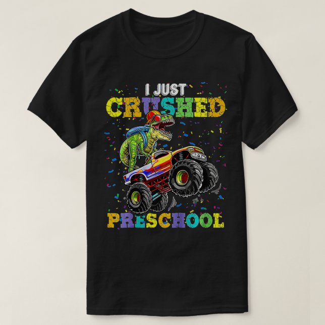 Barn jag krossade just F-Rex Monst. T Shirt (Design framsida)