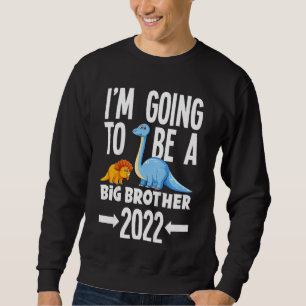 Barn jag ska bli storebror 2022 Dino Dinos Lång Ärmad Tröja
