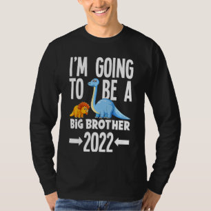 Barn jag ska bli storebror 2022 Dino Dinos T Shirt