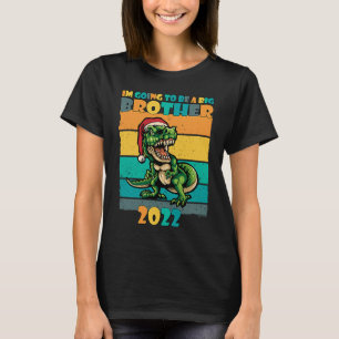 Barn jag ska bli storebror 2022 T Rex Sant Shirt