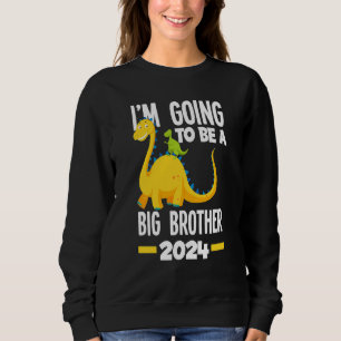 Barn jag ska bli storebror 2024 Dinosaur D T Shirt