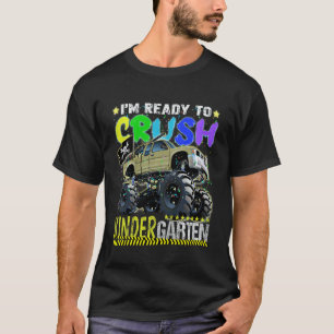 Barn jag ska krossa Kindergarten första dagen Mo T Shirt