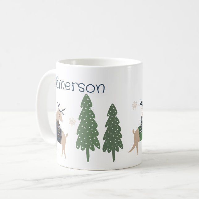 Barn jul Personlig mugg (Framsida vänster)