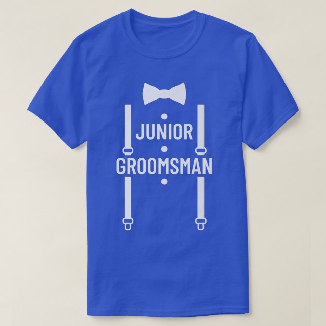 Barn Junior Grovbröllop Fest Bröllop Bachelorfest T Shirt (Design framsida)