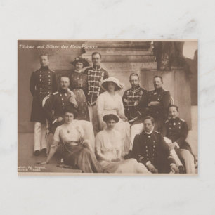 Barn KAISER WILHELM II Tyskland #025D Vykort