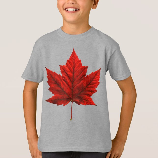Barn Kanada Sweatshirt Barn Kanada Souvenir Tops T Shirt (Framsida)
