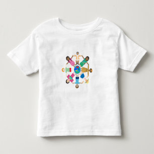 Barn - kärlek gör denna värld till en familj t-shirt