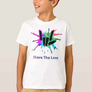 Barn  Kärlek Merch S och Young370 T Shirt