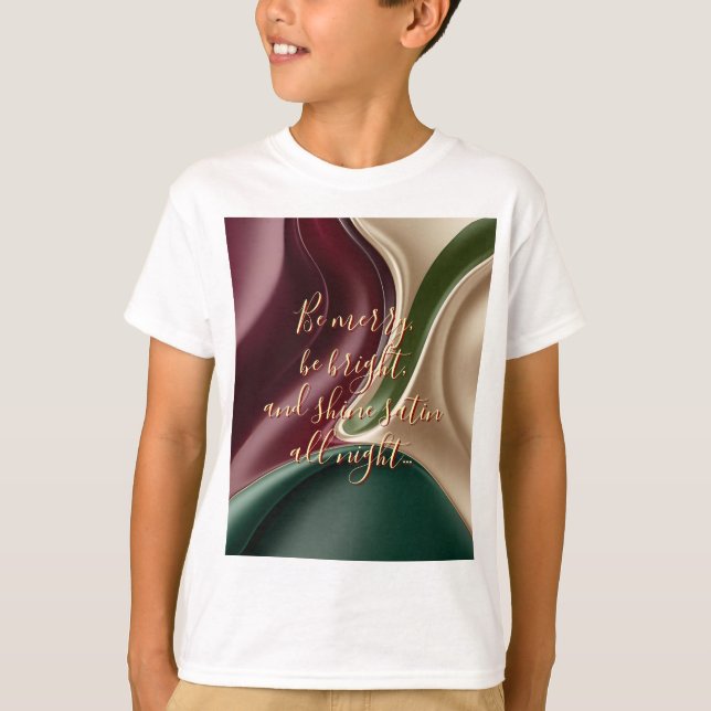 Barn klassisk t-shirt i stilren grafik (Framsida)