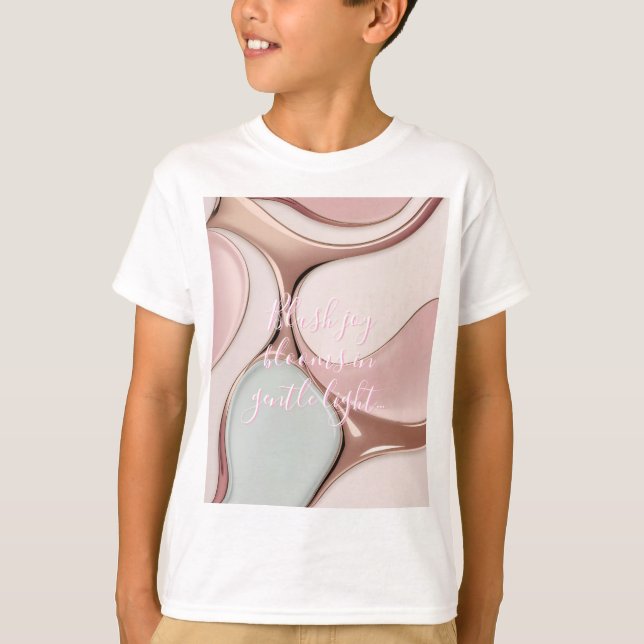 Barn klassisk t-shirt i stilren grafik (Framsida)