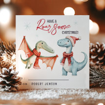 Barn Klassrum Dinosaurie Roarsome Jul Holiday