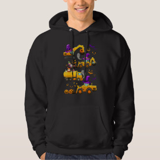 Barn Konstruktion Fordon Halloween Kran Lastbil Pu Hoodie