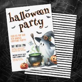 Barn Kostym Halloweenfest Inbjudningar