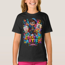 Barn Kreativ Konstnär Konstälskare T-Shirt