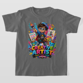 Barn Kreativ Konstnär Konstälskare T-Shirt