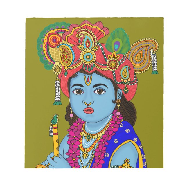 Barn Krishna-pappervaror Anteckningsblock (Framsida)