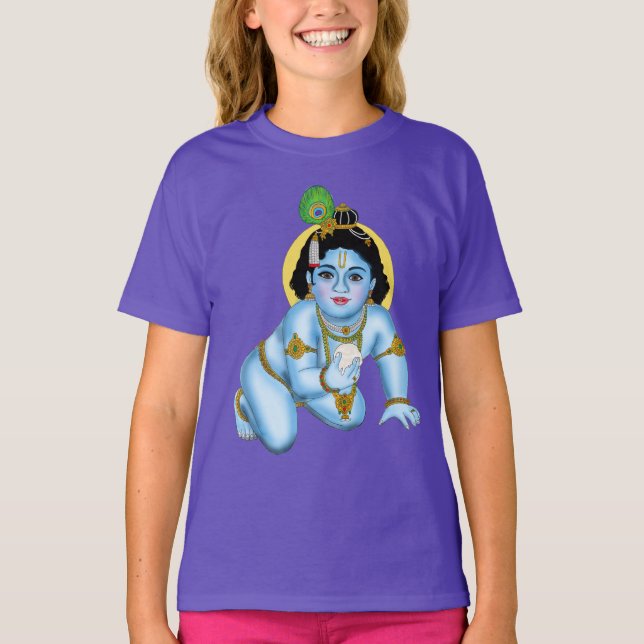 Barn Krishna T-Shirt (Framsida)