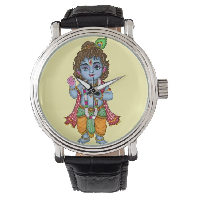 Barn Krishna väggur Armbandsur (Framsida)