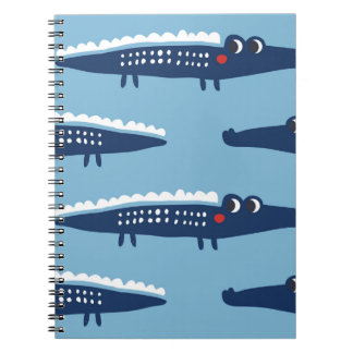 Barn Krokodil Mönster: Sommar Glädje. Anteckningsbok