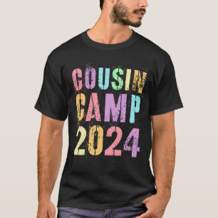 Barn kusin läger 2024 familjesemester besättning s t shirt