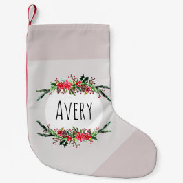 Barn Kute Jul Flower Wand and Namn Liten Julstrumpa