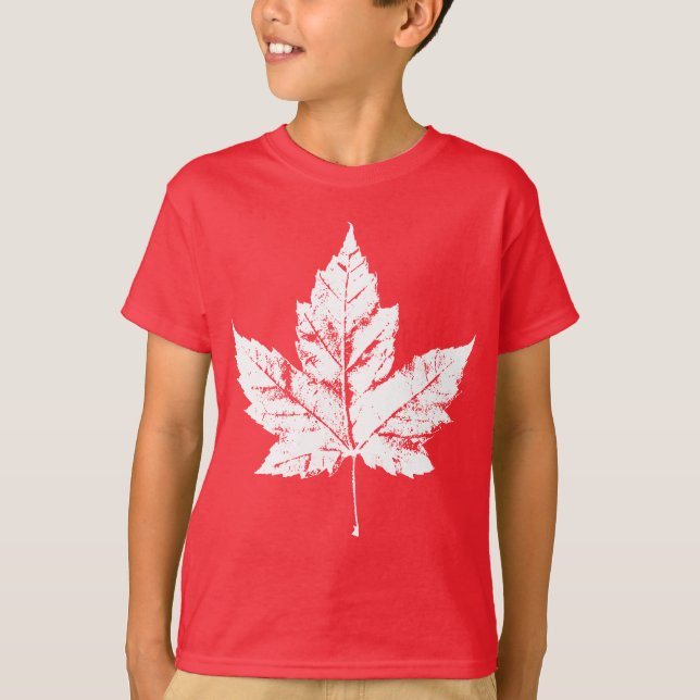 Barn kyler den Retro souvenir för den Kanada Tee (Framsida)
