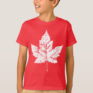 Barn kyler den Retro souvenir för den Kanada Tee Shirt