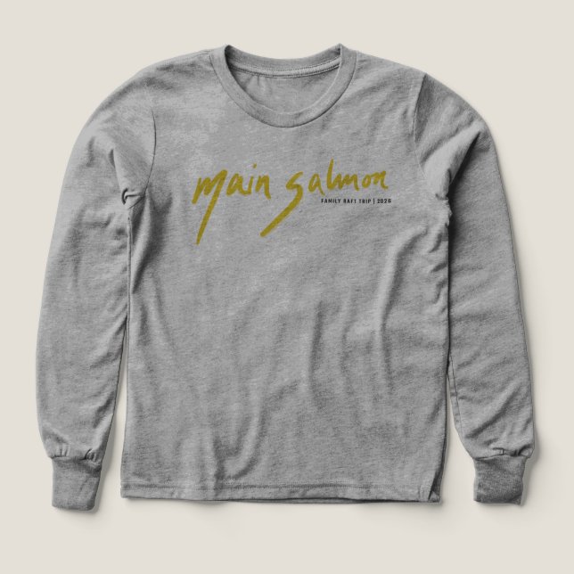 barn långärmad t shirt (Design framsida)