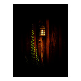 Barn Lantern Perfect Poster