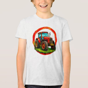 Barn leksaks traktor t shirt
