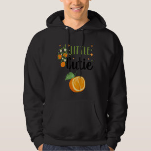 Barn Little Cutie Baby Shower Orange 1st First Bir Hoodie