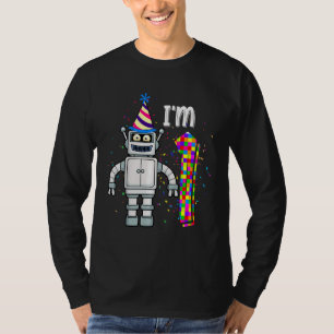 Barn Little Robot I är 1-årig robotisk vetenskap 1 T Shirt
