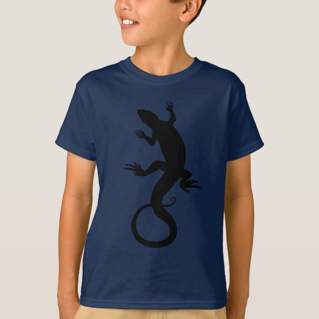 Barn Lizard Jersey Lizard Art Baseball Jersey T-shirt (Framsida)