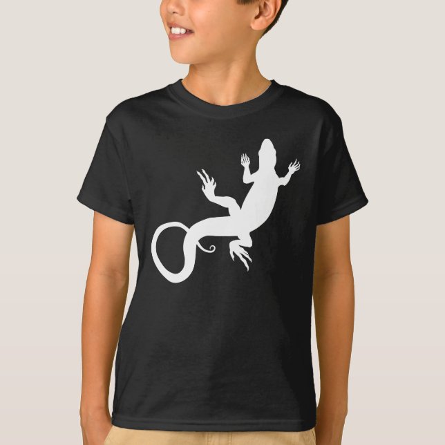 Barn Lizard T-shirt Organic Kids Lizard Shirts (Framsida)