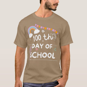 Barn Lycklig 100 Skolstiftarens dag T Shirt