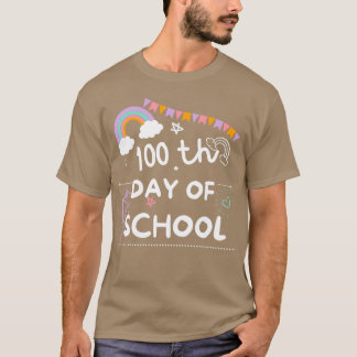 Barn Lycklig 100 Skolstiftarens dag T Shirt