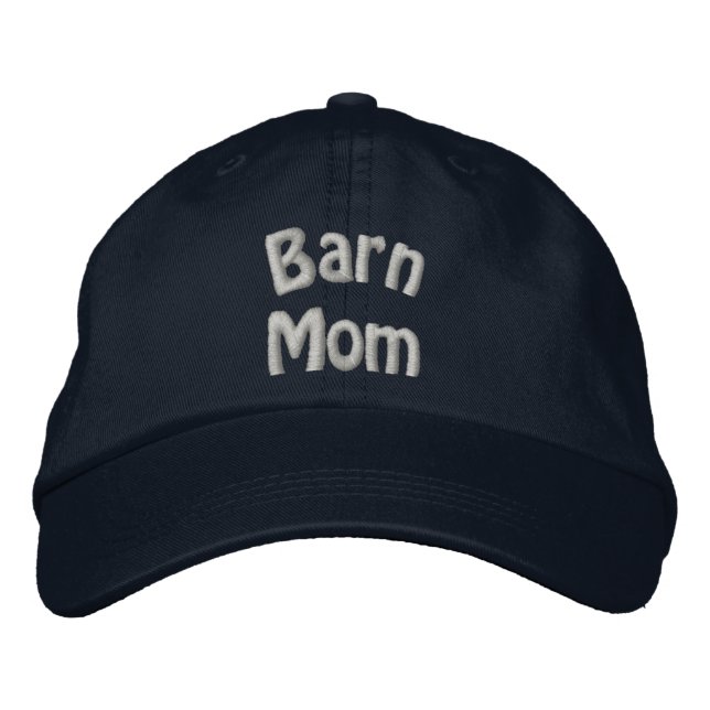 Barn Mamma Häst  Broderad Keps (Framsida)