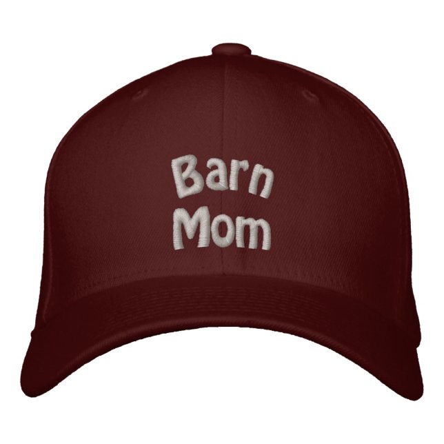 Barn Mamma Horse Embroized Hat Broderad Keps (Framsida)
