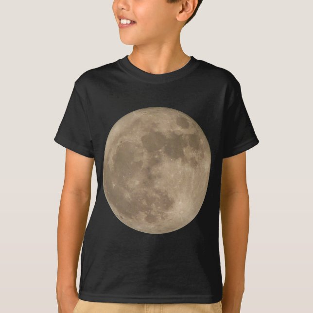 Barn Måne Shirt Full Moon Barn Måne Jersey Shirt T-shirt (Framsida)