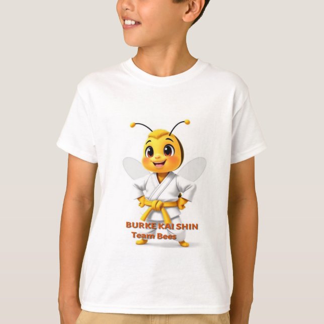 BARN MARTIAL ARTS BEE SHIRT T SHIRT (Framsida)