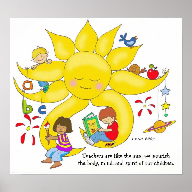 Barn Matter - Lärarvård vid Vera Trembach Poster (Framsidan)