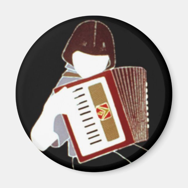 Barn med Accordion Magnet (Framsidan)