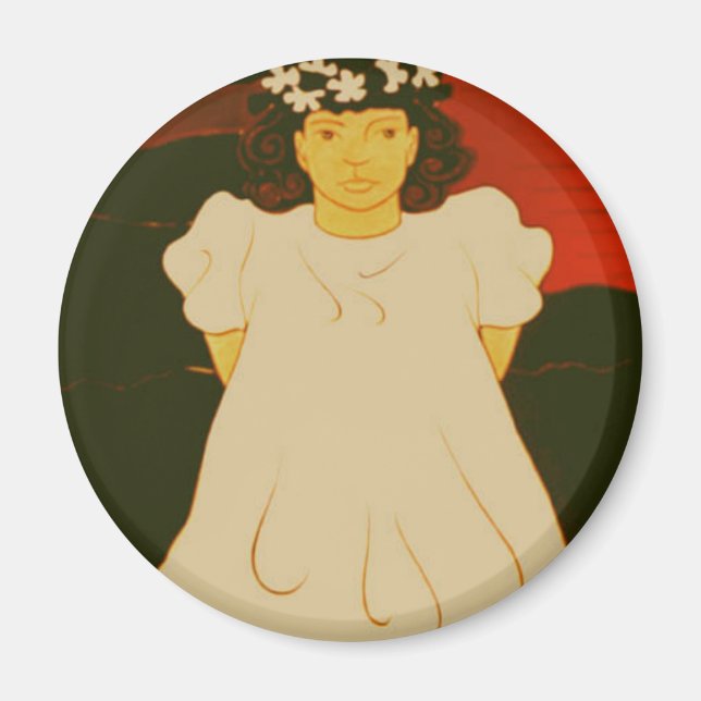 Barn med andedräkt magnet (Framsidan)