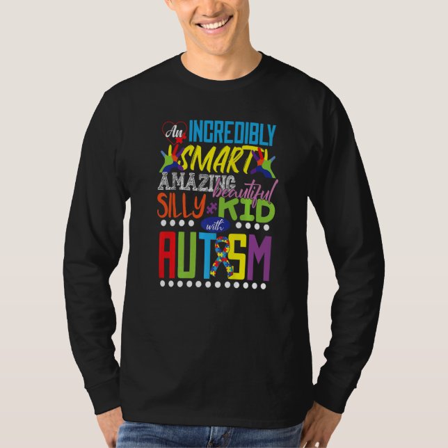 Barn med autism t shirt (Framsida)