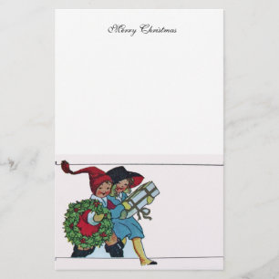 BARN MED CHRISTMAS GIFTS BREVPAPPER